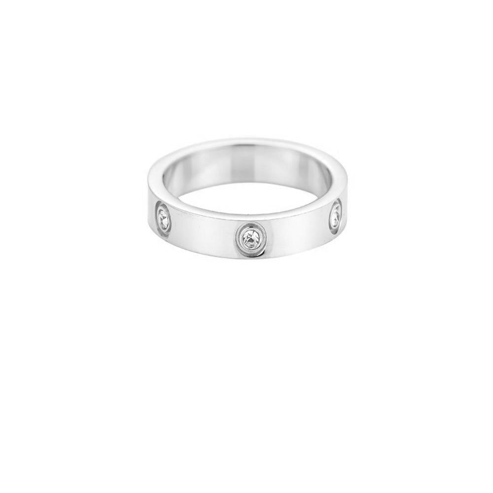 Wide Diamond Spread Ring