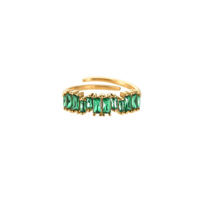 Green Cubes Ring - Schoder's -